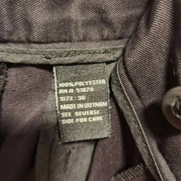 Tommy Armour Men's Size 36 Black Golf‎ Shorts Chino Pleated With Pockets - Picture 4 of 9